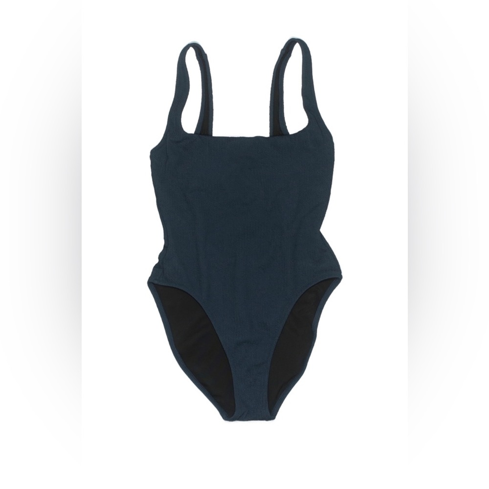J. Crew High Cut Scoop Back Swimsuit (Size 8)